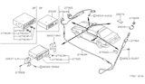 Diagram for 1988 Nissan Pulsar NX Antenna Cable - 28241-80M00