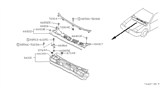 Diagram for 1988 Nissan Pulsar NX Weather Strip - 66830-80M00