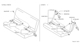 Diagram for 1989 Nissan Pulsar NX Seat Belt - 88820-84M00