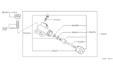 Diagram for 1988 Nissan Pulsar NX Clutch Slave Repair Kit - 30621-16E25