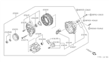 Diagram for Nissan Sentra Voltage Regulator - 23215-58S10