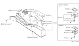 Diagram for 1989 Nissan Pulsar NX Center Console Base - 96931-84M01