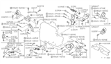 Diagram for 1990 Nissan Sentra Engine Mount Bracket - 11237-77A00