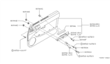 Diagram for 1989 Nissan Pulsar NX Armrest - 80940-80M00