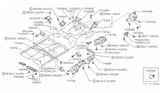 Diagram for Nissan Versa Note Body Mount Hole Plug - 01658-00951