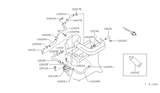 Diagram for 1982 Nissan Sentra PCV Hose - 11823-23M01