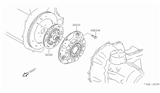 Diagram for Nissan Pressure Plate - 30210-22R00