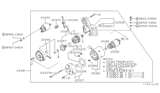 Diagram for Nissan Pulsar NX Starter Drive - 23357-36A10