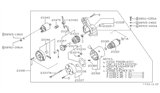 Diagram for Nissan Pulsar NX Starter Drive Gear - 23357-36A10