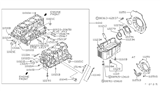 Diagram for 1990 Nissan Pulsar NX Oil Pan Gasket - 11121-01F10