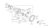 Diagram for Nissan Pulsar NX Pinion Washer - 38426-01M01