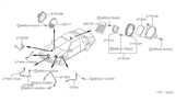 Diagram for 1989 Nissan Pulsar NX Car Speakers - 28155-80M00