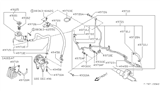 Diagram for 1990 Nissan Pulsar NX Power Steering Reservoir - 49180-55M01