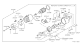 Diagram for Nissan Stanza Starter Drive - 23360-42L70