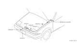 Diagram for Nissan Pulsar NX Hood Latch - 65601-84M05