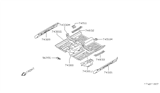 Diagram for 1988 Nissan Pulsar NX Floor Pan - 74312-60A30