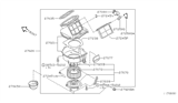 Diagram for 1998 Nissan Frontier Cooling Hose - 27228-0M000