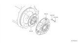 Diagram for 2000 Nissan Frontier Pressure Plate - 30210-9Z800