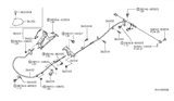 Diagram for 1998 Nissan Frontier Parking Brake Cable - 36400-4S100