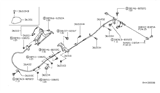 Diagram for 2001 Nissan Frontier Parking Brake Cable - 36400-4S100