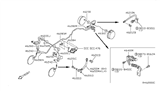 Diagram for 2000 Nissan Frontier Brake Line - 46310-7B800