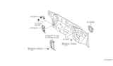 Diagram for Nissan Frontier Dash Panels - 67896-7B400