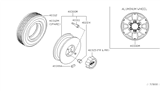 Diagram for 2002 Nissan Xterra Wheel Cover - 40315-1Z800