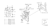 Diagram for Nissan Frontier Crankshaft Seal - 13510-2J200