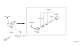 Diagram for 2000 Nissan Frontier Clutch Slave Cylinder - 30620-56G21