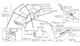 Diagram for 2001 Nissan Frontier Mud Flaps - K3820-9Z010