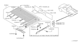 Diagram for 1999 Nissan Frontier Floor Pan - 93500-3S030