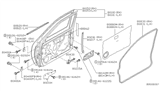 Diagram for Nissan Xterra Weather Strip - 80831-8Z400