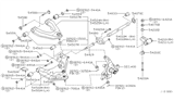 Diagram for 2003 Nissan Frontier Control Arm Bushing - 54560-8B400