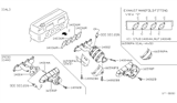 Diagram for 1998 Nissan Altima Exhaust Manifold Gasket - 14036-2B500