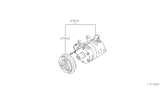 Diagram for 1998 Nissan Frontier A/C Clutch - 92665-3S500