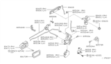 Diagram for 1999 Nissan Frontier Door Lock - 80552-9E011