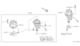 Diagram for Nissan Distributor Cap - 22162-7B000