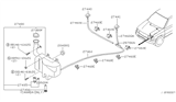 Diagram for Nissan Frontier Washer Reservoir - 28910-3S500