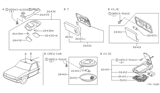 Diagram for 2001 Nissan Xterra Dome Light - 26430-9Z500