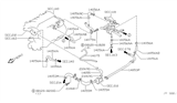 Diagram for 1998 Nissan Frontier Cooling Hose - 14056-4S100