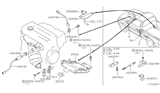 Diagram for 1999 Nissan Frontier Engine Control Module - 23710-3S501