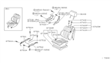 Diagram for 2003 Nissan Frontier Seat Cover - 87320-8Z511