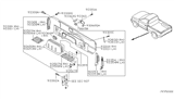 Diagram for Nissan Armada Fuel Door Hinge - 78836-3S500