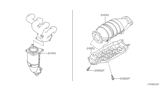 Diagram for 1998 Nissan Frontier Catalytic Converter - 20802-3S626