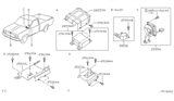 Diagram for Nissan Air Bag Control Module - 28556-8Z325