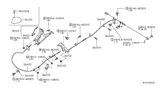 Diagram for 2000 Nissan Frontier Parking Brake Cable - 36400-3S510