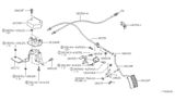 Diagram for 2000 Nissan Frontier Throttle Cable - 18201-7B405