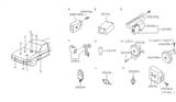 Diagram for 2000 Nissan Frontier Car Key - 28268-9B920