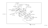 Diagram for 2003 Nissan Frontier Blower Control Switches - 27510-ZD015