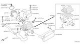 Diagram for Nissan Xterra Air Intake Coupling - 16578-4S100